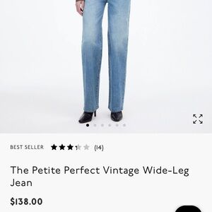 Classic Blue Wide-Leg Jeans